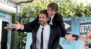 Fratelli unici: il photocall con Bova, Argentero, Crescentini e Leone