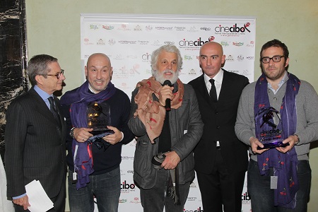 Cinecibo Award 2013 a Giovanni Veronesi e Alessio Maria Federici: a Roma consegna i premi il presidente Michele Placido