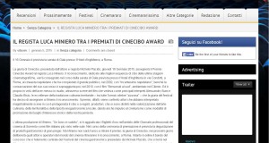 Central do Cinema: Il regista Luca Miniero tra i premiati di Cinecibo Award
