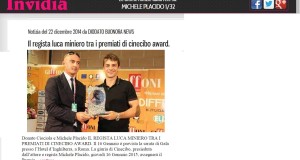 Invidia: Il regista Luca Miniero tra i premiati di Cinecibo Award