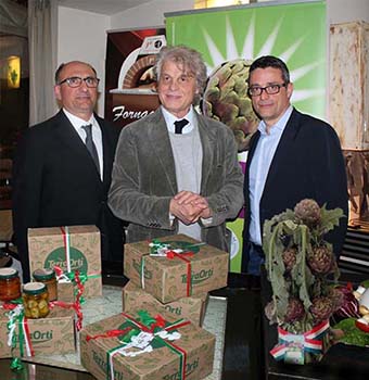Il Carciofo di Paestum IGP sarà protagonista a Roma con Michele Placido, Banfi ed Ambra per i Cinecibo Awards