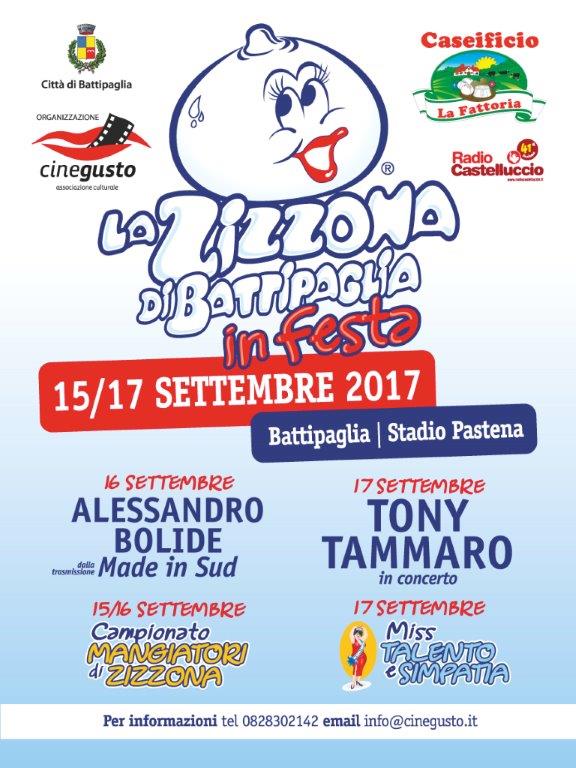 Una Festa della Zizzona di Battipaglia ricca di ospiti ritorna dal 15 settembre