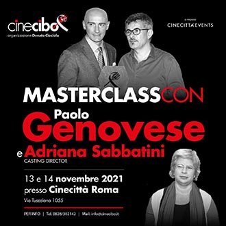 A Cinecittà l’attesa Masterclass Cinecibo con Paolo Genovese e la casting director Adriana Sabbatini